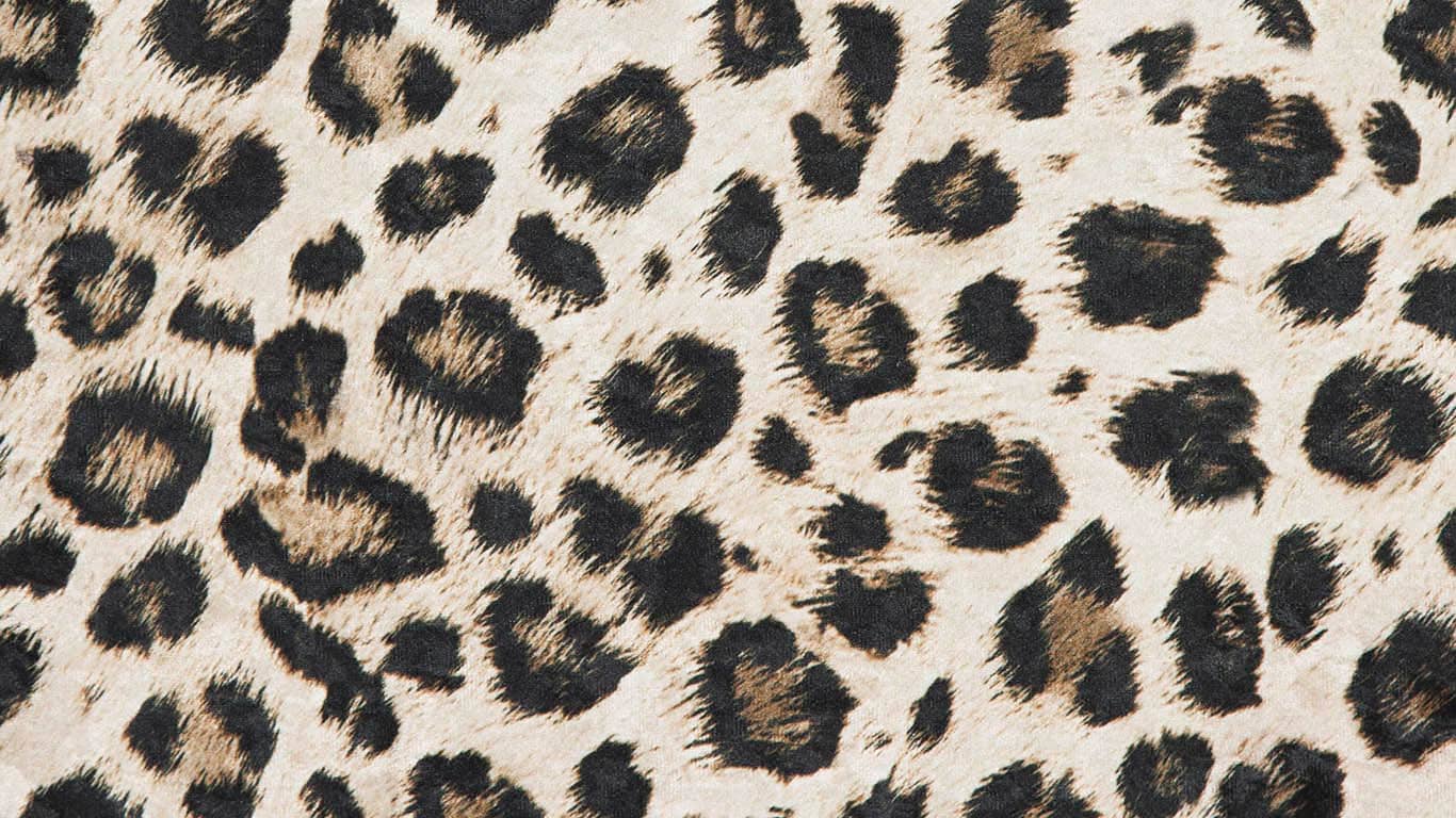 UrbanSofa Shiny Velvet Leopard Meubelstof