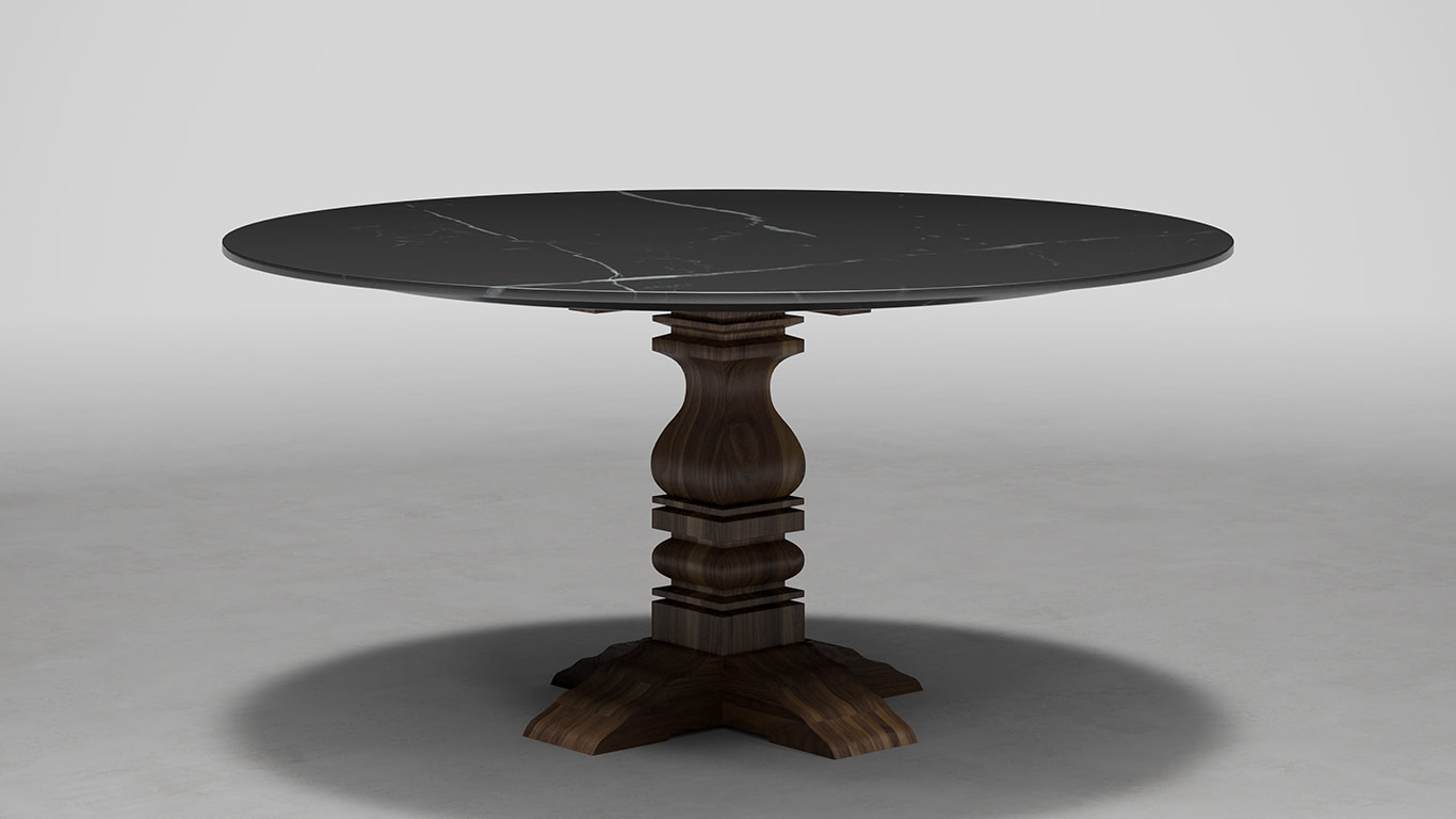 Bruuts Blackstone Marble X Pedestrial Leg Rustiek Hout Stijl 1