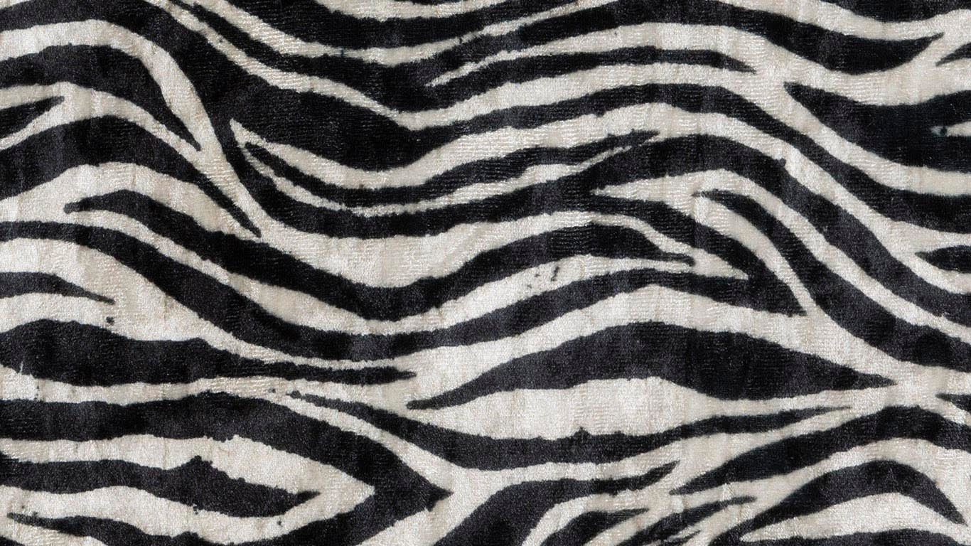 UrbanSofa Shiny Velvet Zebra Meubelstof