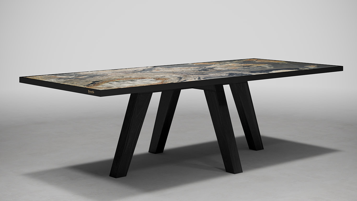 Bruuts Stonefield X Wooden Spider Leg Zwart Hout Stijl 1