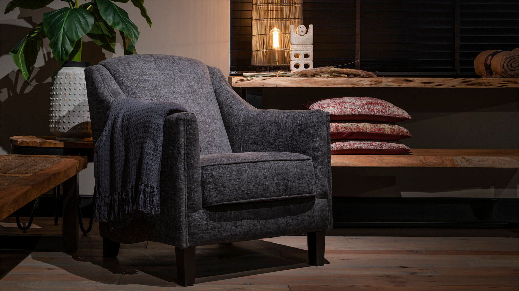 UrbanSofa Jake Fauteuil Marseille Graphite Website scaled