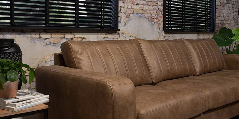 UrbanSofa-Ryan-Loungebank-Arizona-Leder-Pepper-Detail-Liggend