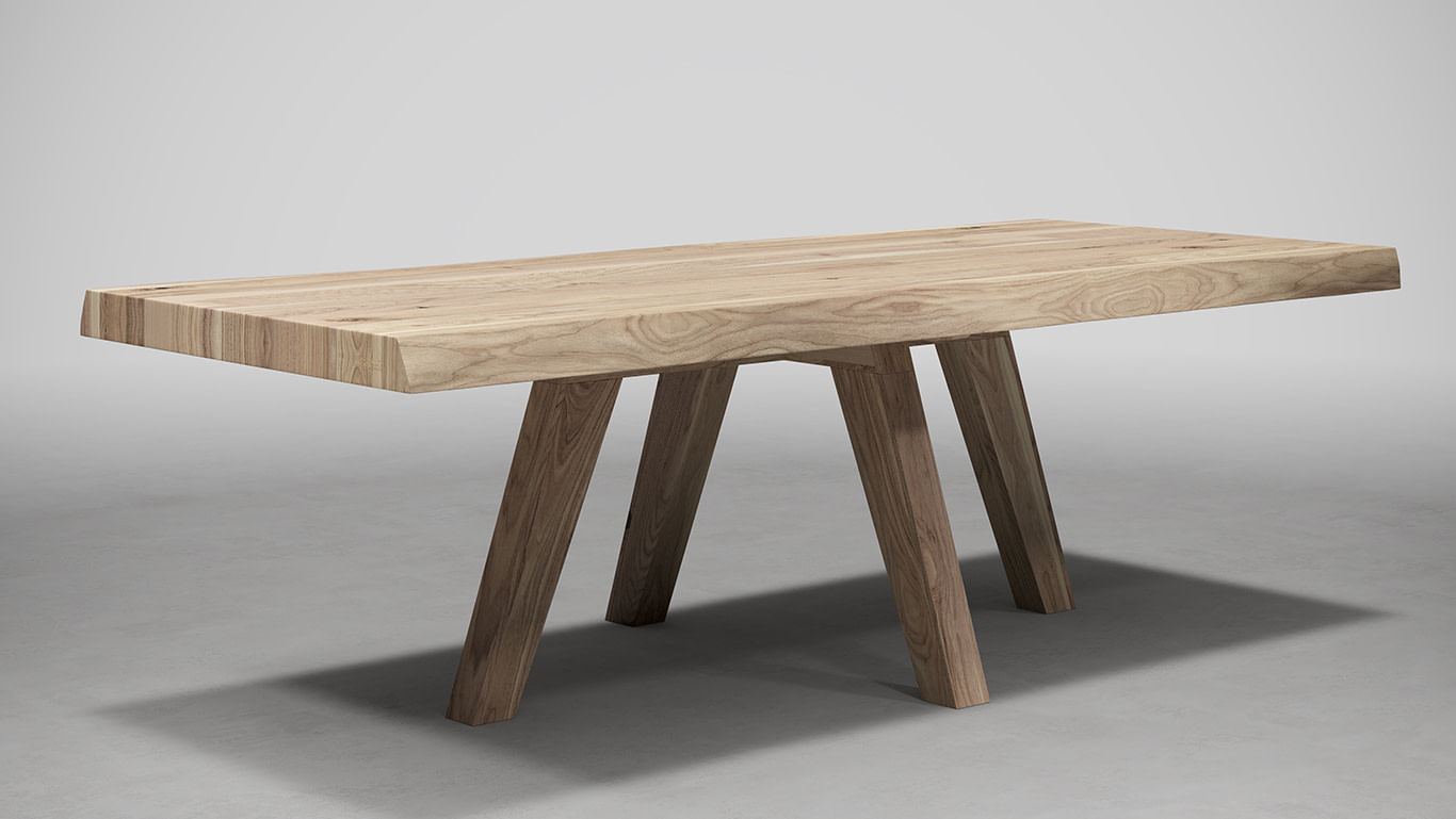 Bruuts Woodbury Live Edge Woodbury Finish Wooden Spider Leg Woodbury Finish Stijl 1